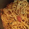 akely's cooksnap of when they made 煮込みハンバーグの残りでパスタ.