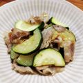 YCHキッチン's cooksnap of when they made ズッキーニと豚バラの塩ダレ炒め.