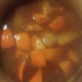 inLondon's cooksnap of when they made カボチャとじゃが芋の甘辛煮.