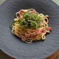 melmarilyn's cooksnap of when they made シソとベーコンのパスタ★シソ消費に！.