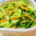 U☆kaoru's cooksnap of when they made ＊豆苗ときゅうりのナムル＊.