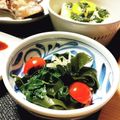 あず7225's cooksnap of when they made 簡単！モロヘイヤとトマトのサラダ.