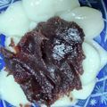 ameうめ's cooksnap of when they made 牛乳で作る白玉だんご.