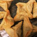 たくじゃる's cooksnap of when they made 餃子の皮で簡単！本格インド風★サモサ★.