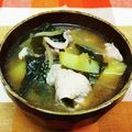 龍青空ママ's cooksnap of when they made じゃがいも・豚肉・わかめのお味噌汁.