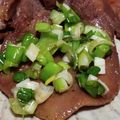 ヨシヨッシー's cooksnap of when they made ねぎ塩が美味しい♫牛タン塩.
