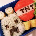 えリﾋﾟｮﾝ★'s cooksnap of when they made マイクラ☆クリーパー☆キャラ弁.