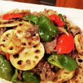 ダッフィーニーうに's cooksnap of when they made カラダに良い！蓮根と牛肉の黒酢炒め♪.