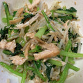 geranium♪'s cooksnap of when they made レンジで簡単☆もやしと小松菜のナムル.