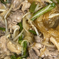 H♡S's cooksnap of when they made 残り物野菜で☺豚こま肉と春雨の中華炒め.