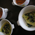 machinco's cooksnap of when they made ◇小松菜のカルシウムお焼き◇.