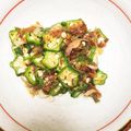 減塩パパ's cooksnap of when they made 夏に超便利！　オクラ 茗荷鰹節の醤油タレ.