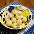 マルんちの丸顔's cooksnap of when they made 〖里芋の粉チーズ和え〗.