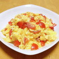 ドルフィンサーモン's cooksnap of when they made トマトとふわふわ卵のハーブソルト炒め.
