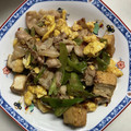 ハングル's cooksnap of when they made 簡単☆厚揚げと卵のオイマヨ炒め.