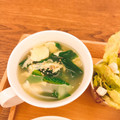 のんちごはん♡'s cooksnap of when they made 小松菜と卵のスープ.