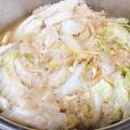 vabochan's cooksnap of when they made 白菜と餃子の皮のミルフィーユ鍋.