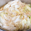 vabochan's cooksnap of when they made 白菜と餃子の皮のミルフィーユ鍋.