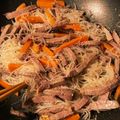 ame-ikuru's cooksnap of when they made 簡単スピード夕食★牛肉と人参の春雨炒め煮.