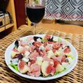料理男子部🍻's cooksnap of when they made いちじく＊生ハム♪モッツァレラ☆サラダ.