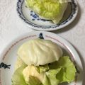 puniＫ's cooksnap of when they made *肉まんレタスバーガー*.