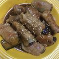 ★SaRiO★'s cooksnap of when they made ナスの豚肉巻き☆とろ〜り味噌ダレ.