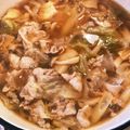 くーー〜's cooksnap of when they made たった3つの材料で♡簡単ラーメン鍋♡.
