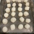 OTO☆HANA's cooksnap of when they made 自家米粉で作る♡お団子.