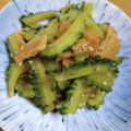 ☆tomomo's cooksnap of when they made 常備菜☆ゴーヤと油揚げの甘辛炒め.