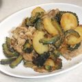 きらり流れ星's cooksnap of when they made ゴーヤと豚肉の味噌炒め.