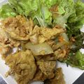 豆夢zumu's cooksnap of when they made 豚こま肉のタンドリー風ソテー.