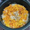 あいママ's cooksnap of when they made ♡さつまいもおこわ♡.