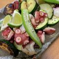 おかすんよ's cooksnap of when they made タコとズッキーニの炒めもの.