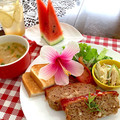 南風♡'s cooksnap of when they made アメリカのミートローフ.