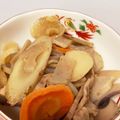 mejiko's cooksnap of when they made れんこんとこんにゃくと豚肉の煮物.