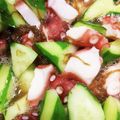 ななみん ママ★★'s cooksnap of when they made あっさり夏味☆たこもずく☆.