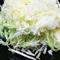 つまむんR30901's cooksnap of when they made スライサーで簡単綺麗な千キャベツ⋆*❁*.