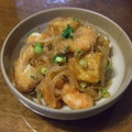 ロシアン's cooksnap of when they made 『豆腐と春雨とエビの和風煮』.