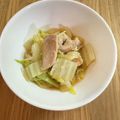 なかなかきなこ's cooksnap of when they made 鶏と白菜の煮物.