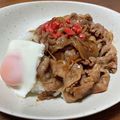 ようぷりん's cooksnap of when they made 下味、合せ調味料なしで激ウマ☆豚丼☆　.