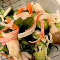 ゆうとまん1029's cooksnap of when they made 即席◎きゅうりワカメのカニカマ中華和え.