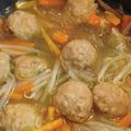 花音's cooksnap of when they made 簡単★満足【肉団子と春雨の鶏ガラスープ】.