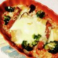 桜月❀咲良mommy's cooksnap of when they made 残りご飯で簡単トマトベースのドリア.