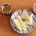 eriichiban's cooksnap of when they made ツナとタマゴのサンドイッチ.