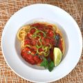☽月光's cooksnap of when they made サバ缶のアラビアータ.