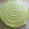 chocomerin's cooksnap of when they made 抹茶味の生クリーム❤デコなどに.
