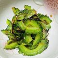 ♥︎yaya♥︎'s cooksnap of when they made やみつき♡ゴーヤの梅塩昆布のサラダ.