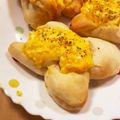 しもしも01's cooksnap of when they made ハムチーズ卵パン★手作りパン　惣菜パン　.