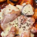 sapyo's cooksnap of when they made 鶏むね肉とトマトチーズ煮♪簡単やわらかい.