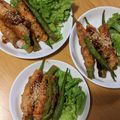 kaiselim's cooksnap of when they made 簡単♪ちょい辛味噌味✿おくらの豚肉巻き.